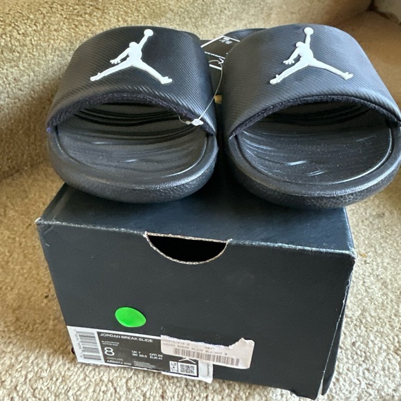 Jordan break slide black main image 4